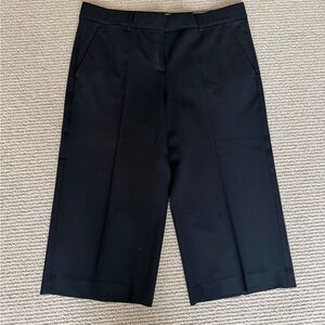 Theory Cropped Wool Women's Black Tailored Pants